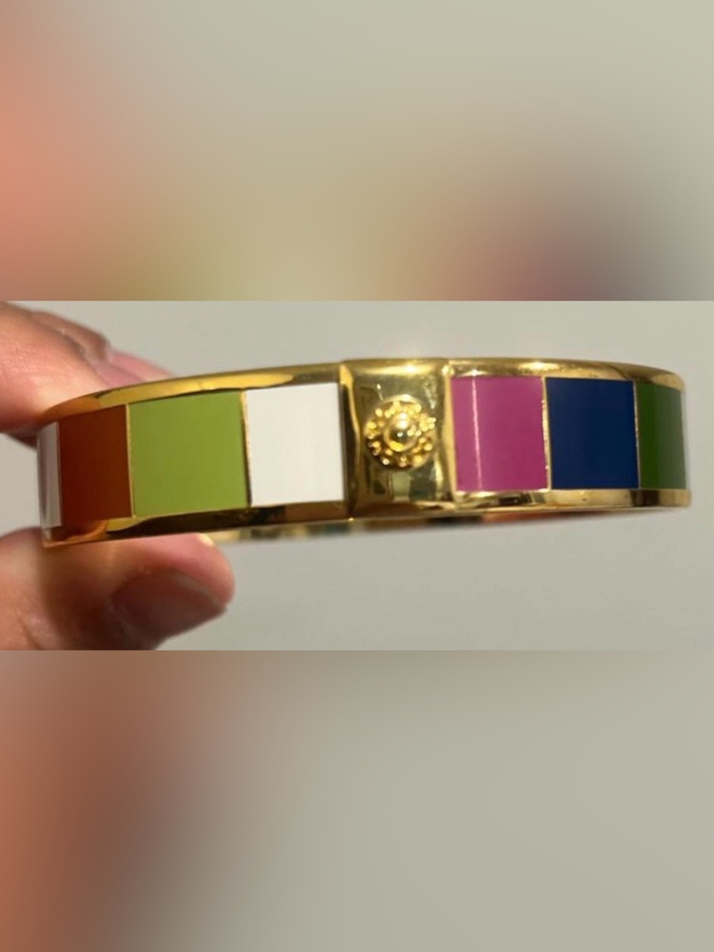 Coach 65th Anniversary Legacy Striped Bracelet/Cuff Y2K